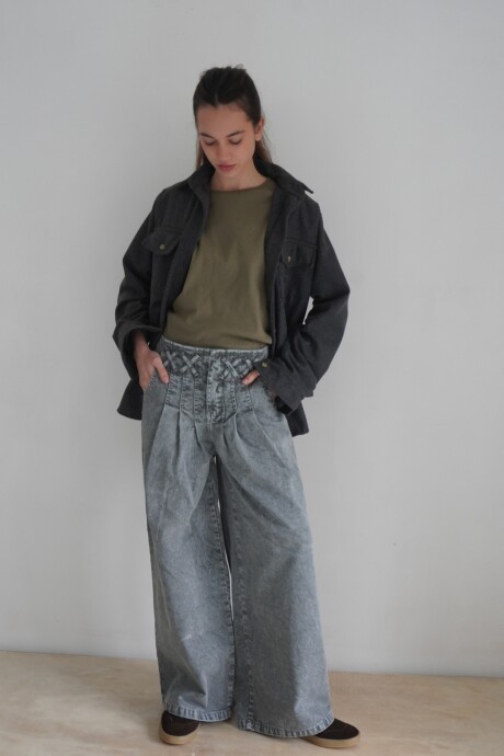 Cross Pants Vaquero Gris