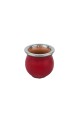 Mate ceramica forrado chico Rojo