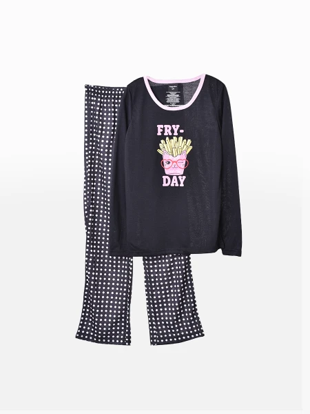 PIJAMA SET REMERA Y PANTALON VARIANTE 1