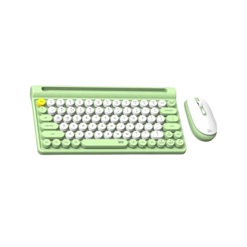 SET DE TECLADO Y MOUSE INALAMBRICO FANTECH Verde