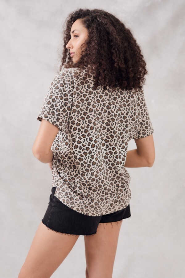 Remerón Oversize Animal Print Multi