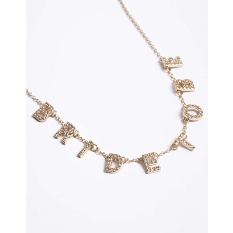 Collares Cortos Bride To Be Cristal