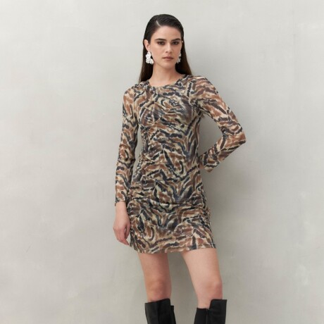 VESTIDO DROLA Animal Print