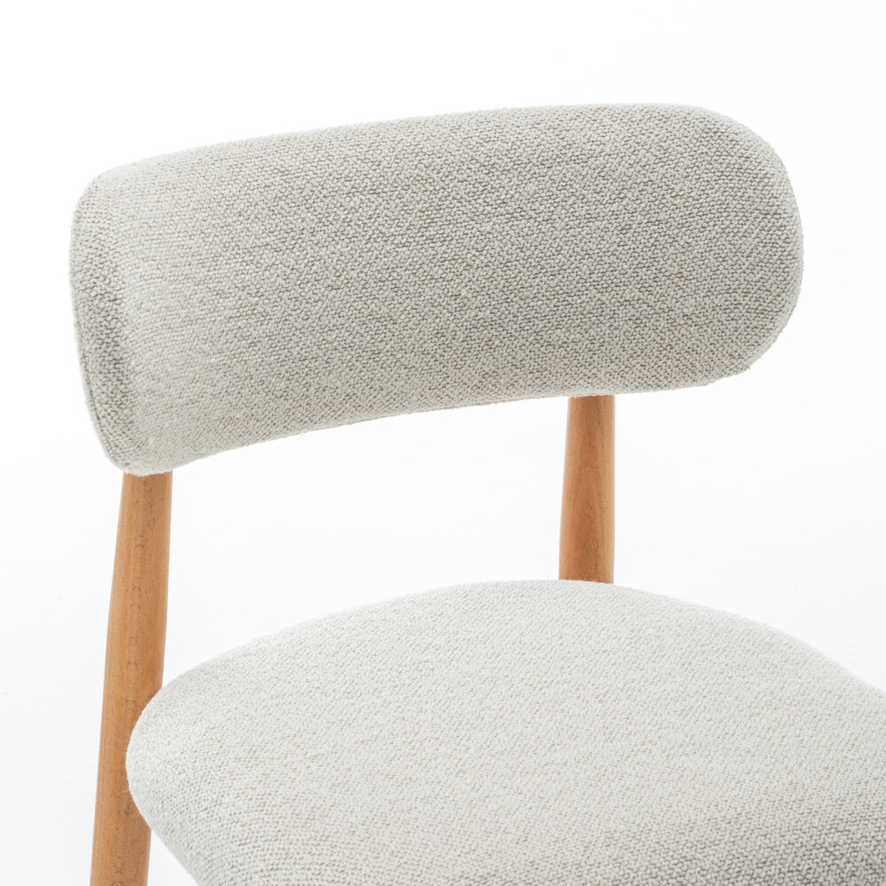 SILLA DE COMEDOR MADERA NATURAL-BEIGE SARAH