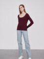 Sweater Teche Bordeaux