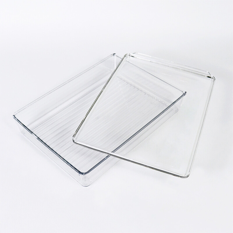 ORGANIZADOR RECT ACRIL TRANSP 30X20.5X5CM Unica