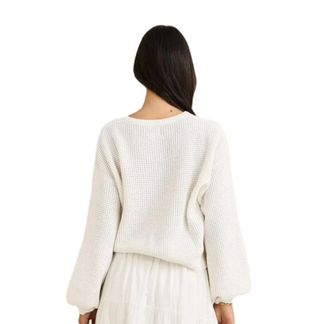 Buzo Rhythm Classic Knit Jumper Blanco