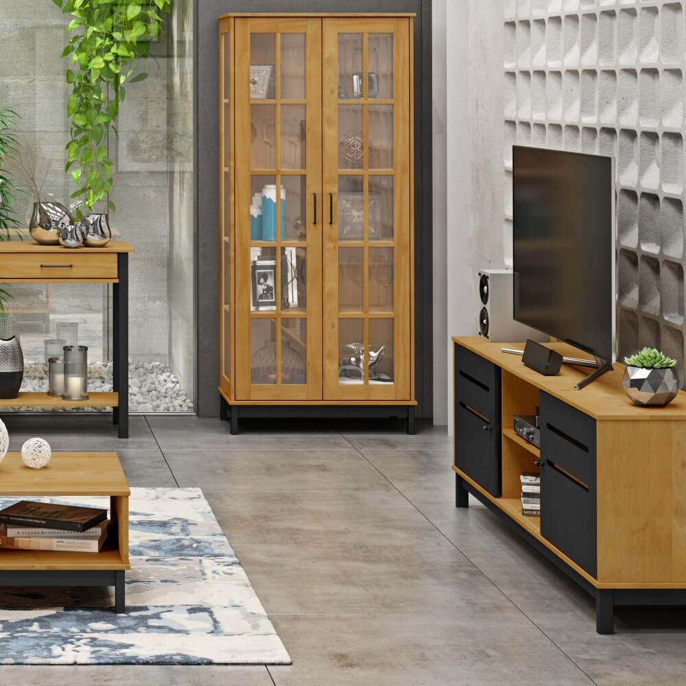 Biblioteca cristalero 2 puertas - Linea Madrid Biblioteca cristalero 2 puertas - Linea Madrid