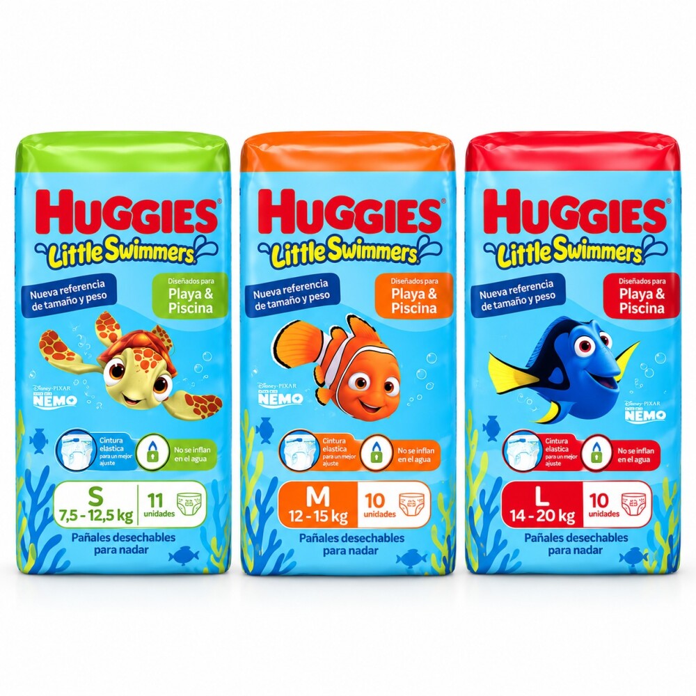 Pañales HUGGIES agua little swimmers + toalla de regalo!! Pañales HUGGIES agua little swimmers + toalla de regalo!!