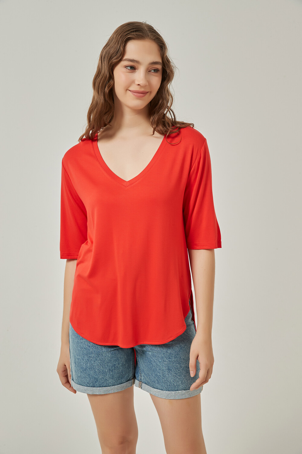 Remera Memaliaj Rojo Coral