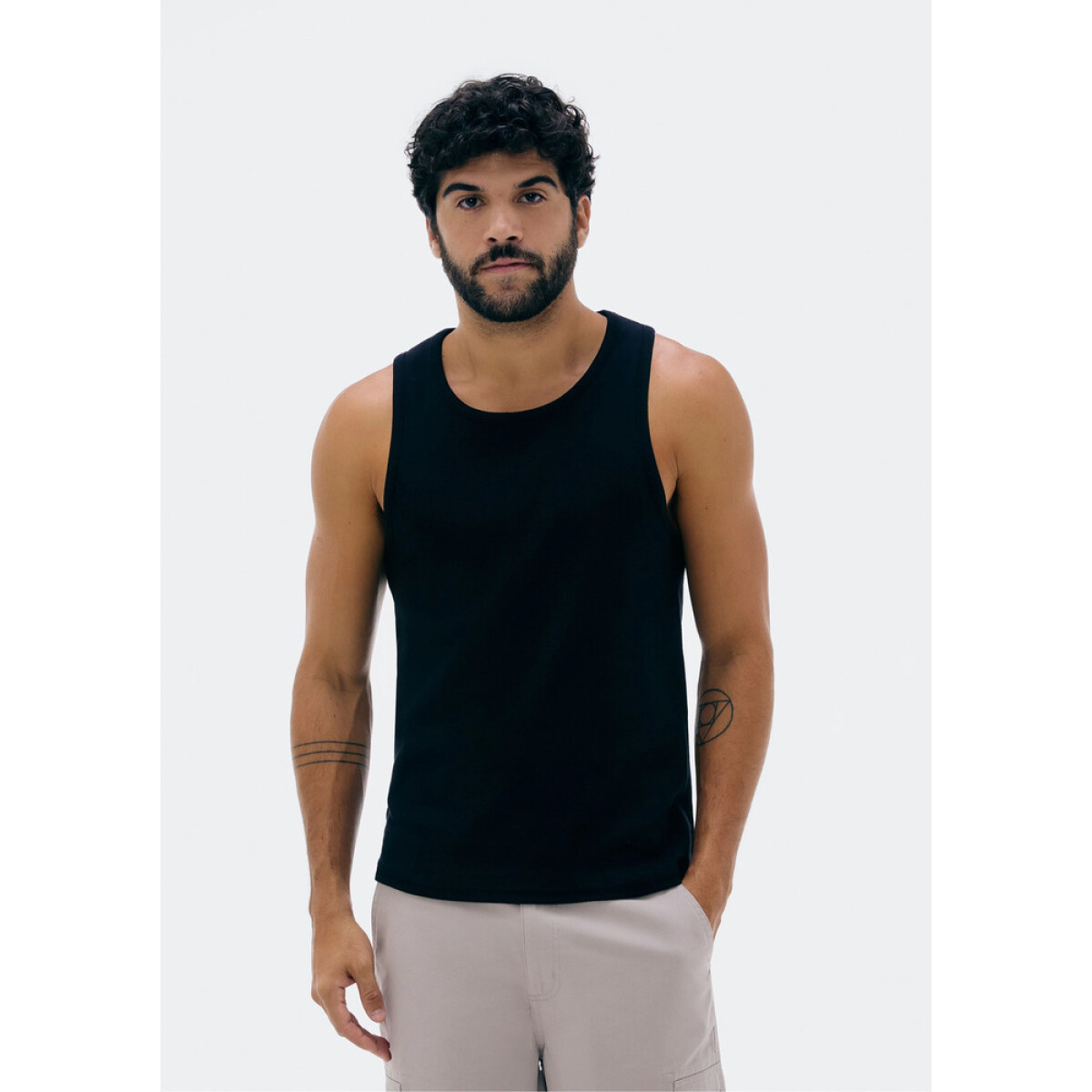 CAMISETA REGATA MASC - PRETO ESCURO 