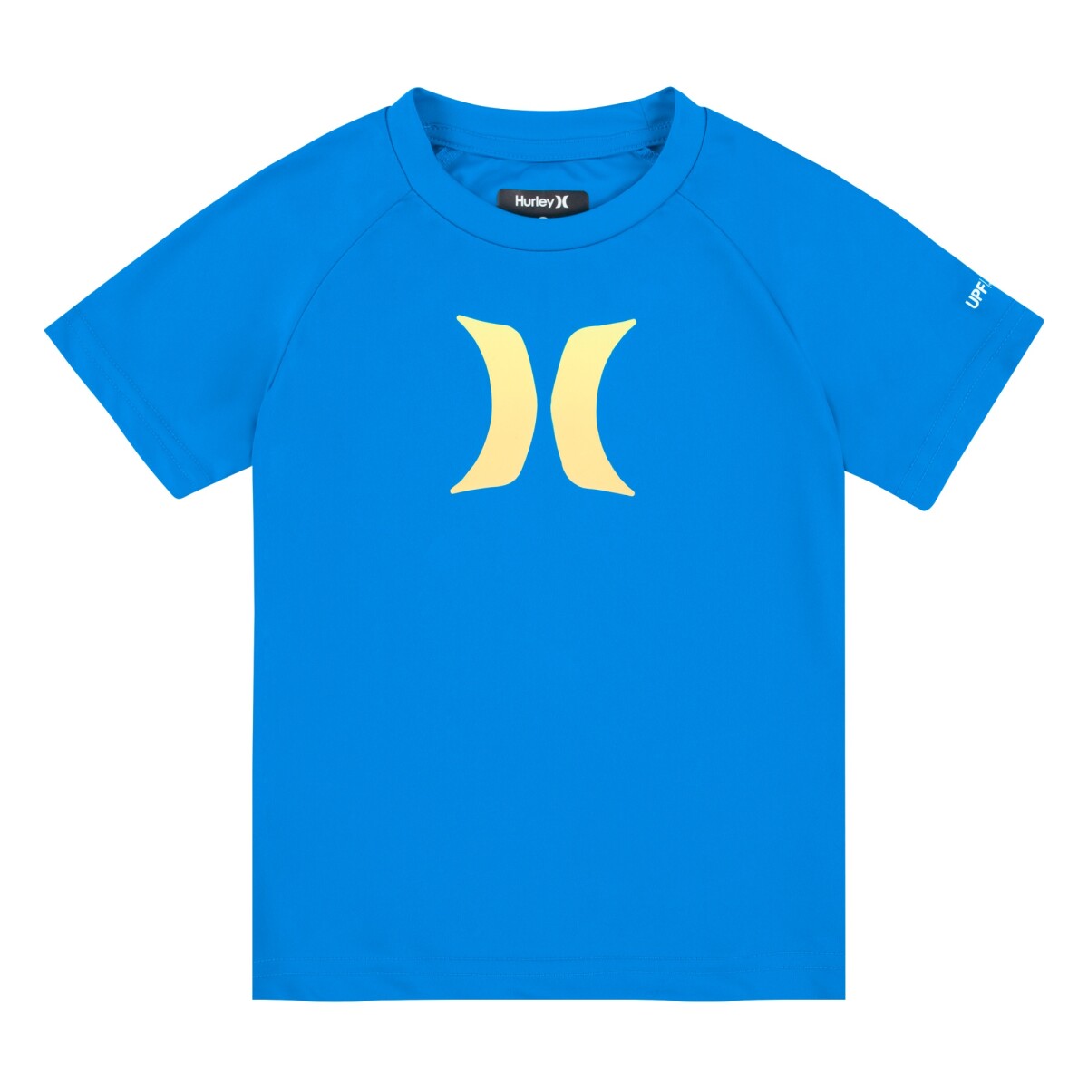 Remera Hurley Ombre Icon Upf Shirt de Niño - Azul 