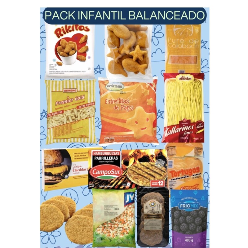 PACK INFANTIL COMIDAS FELICES PACK INFANTIL COMIDAS FELICES