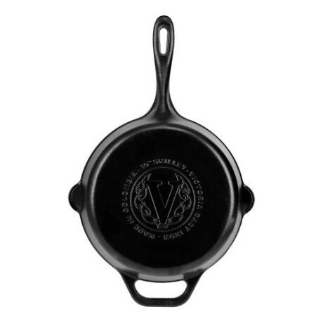 Sartén de hierro curado Victoria 25cm Negro