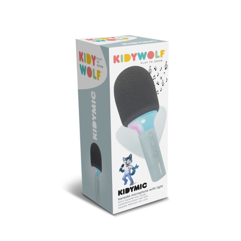 KIDYMIC Micrófono Infantil Con Luces Bluetooth Usb Recargable - Verde
