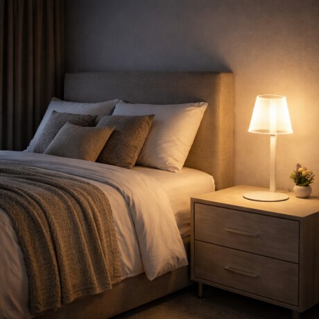 Portátil led integrada efecto luz flotante 8w Blanca