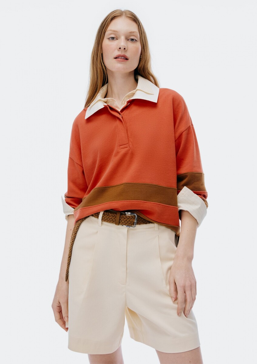 BLUSAO ML FEM - CORAL 