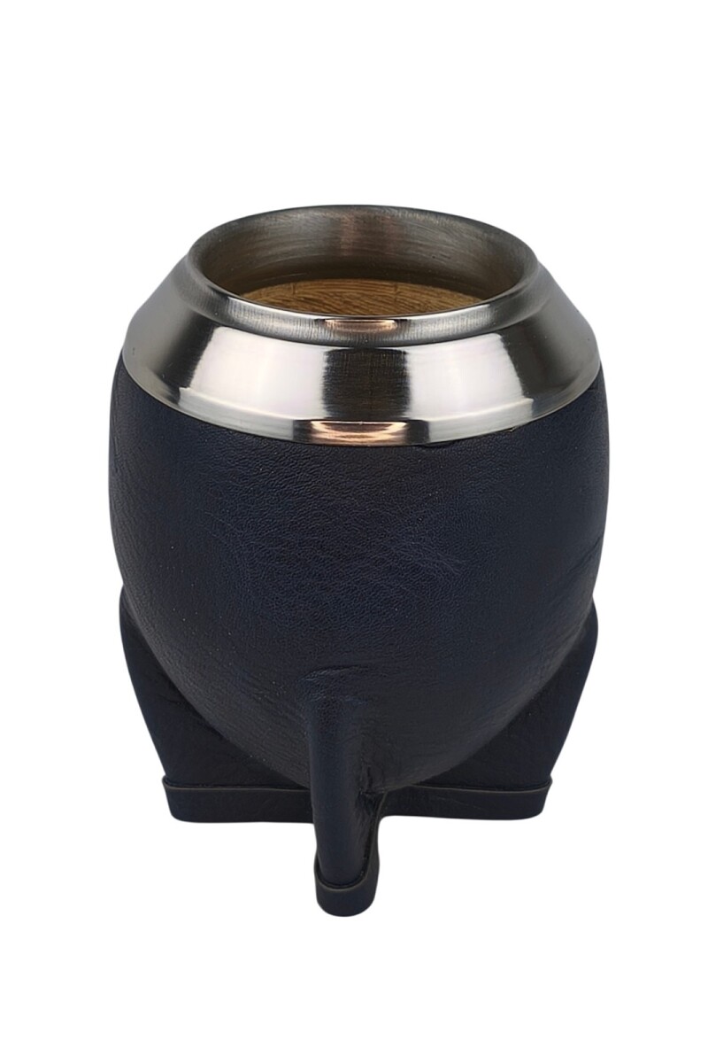 Mate calabaza simil color torpedo Azul