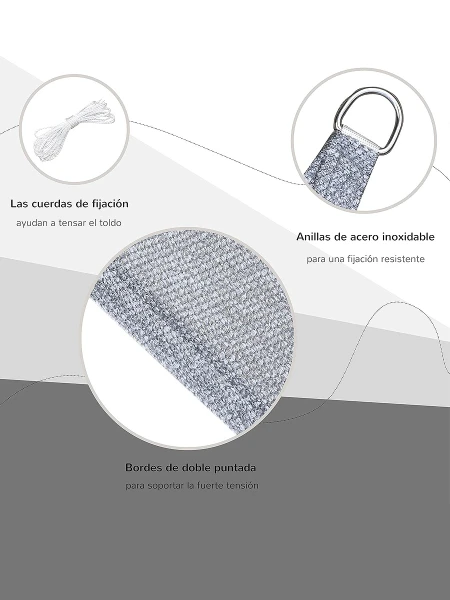 TOLDO VELA GRIS