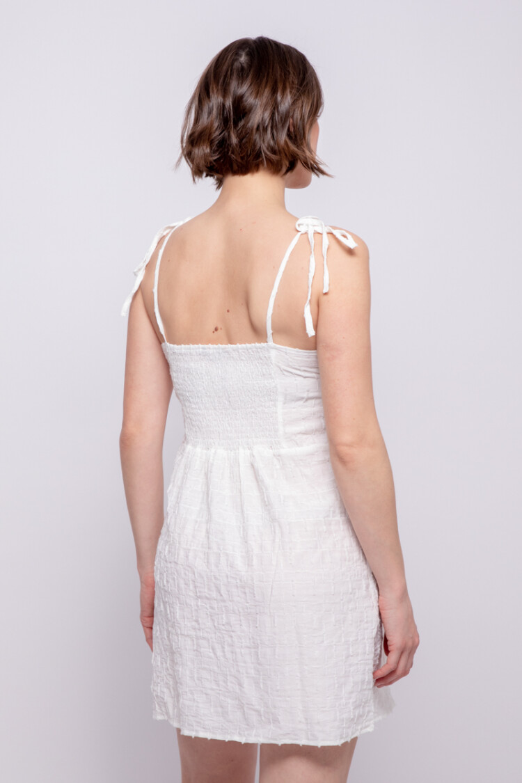 VESTIDO BROOKS Blanco