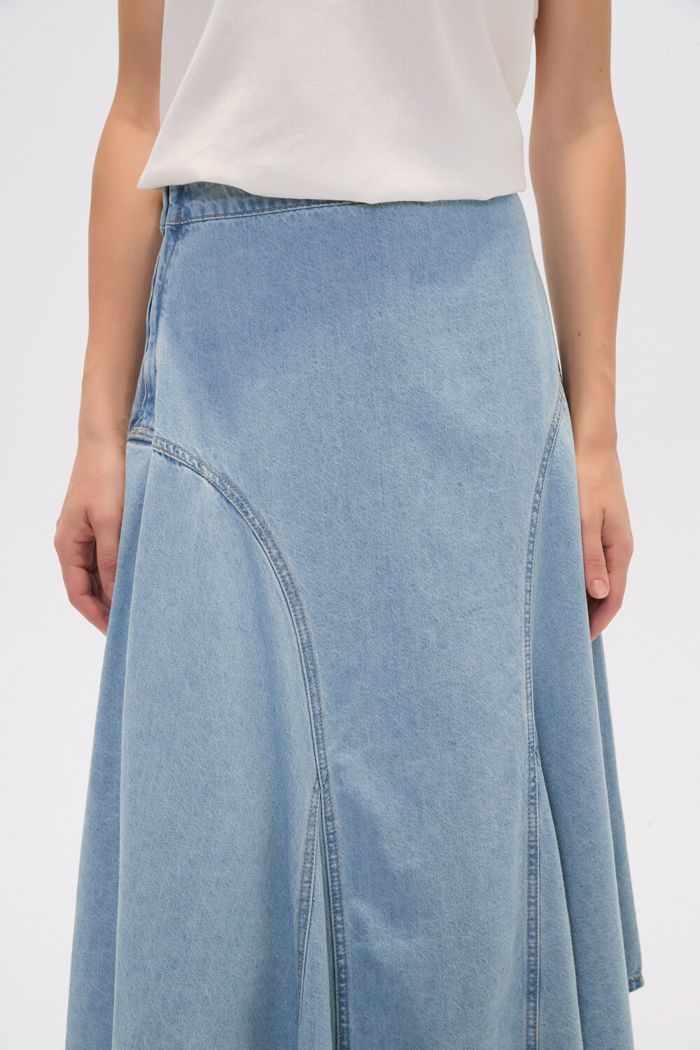 Falda Kualca Azul Claro