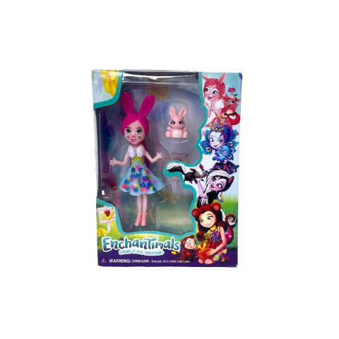 Outlet Muñeca c/ mascota caja visora 16*11.5*3.7cm Outlet Muñeca C/ Mascota Caja Visora 16*11.5*3.7cm