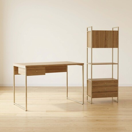 ESCRITORIO + GRAN BIBLIOTECA VOSS