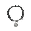 Pulsera Bolitas-Plata 925-Perla negra-PU3000 conperla