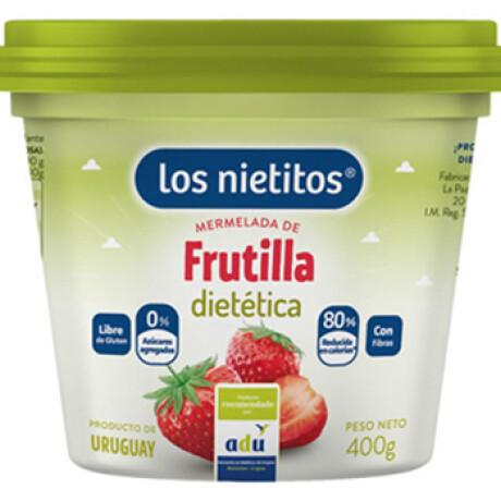 MERMELADA LOS NIETITOS 0% 400G FRUTILLA MERMELADA LOS NIETITOS 0% 400G FRUTILLA