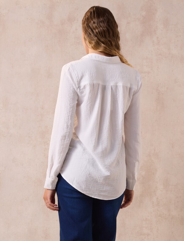 Camisa Bolsillos BLANCO
