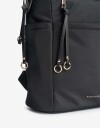 Mochilas Urbanas Mochila Con Cierre Y Bolsillos - Negro
