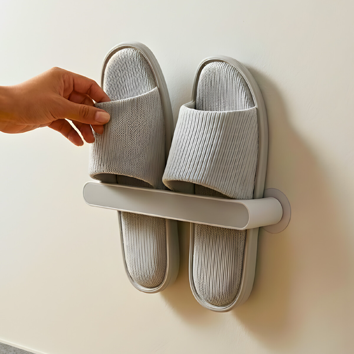 Barra Organizador Calzado Toallero Multifuncion Chico - Variante Blanco Chico 