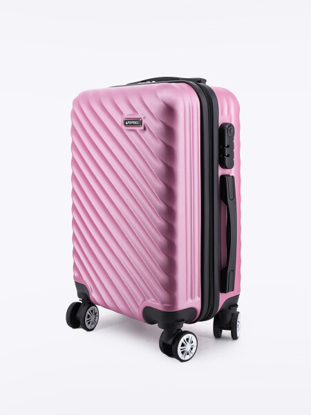 VALIJA PRAGA RUEDAS DESMONTABLES ROSADO