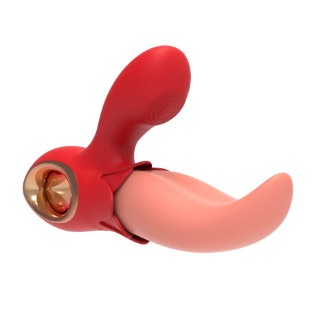 Vibrador 2 en 1 Lengua y Succionador de Clítoris Vibrador 2 en 1 Lengua y Succionador de Clítoris