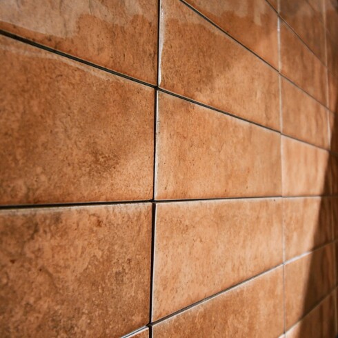 Ceramica Tipo Brick Brillo 7.5X25Cm Pared Terra GAMAS DE NARANJA