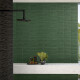 Cerámica Verde Oliva Brick Con Relieve 7.5X26Cm Pared GAMAS DE VERDE