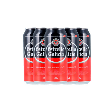 Cerveza Estrella Galicia Lata 24 unidades 473 ml
