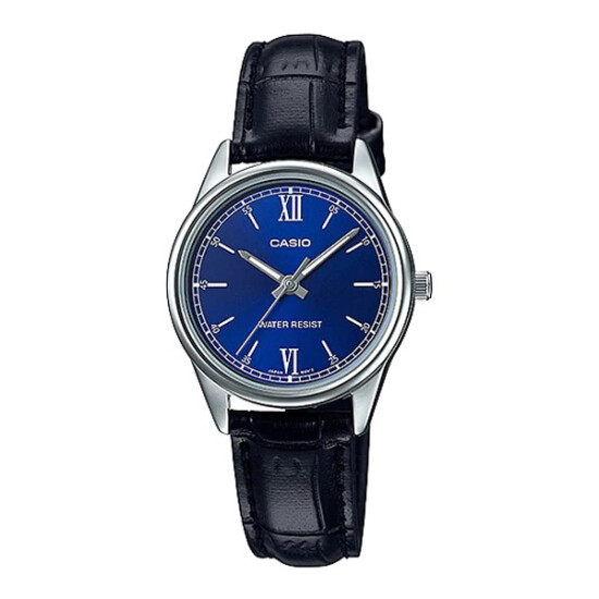 Reloj CASIO LTPV005L-2BUDF Cuero Negro Esfera 28mm 0