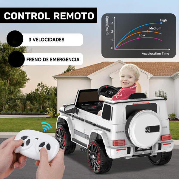 Camioneta Eléctrica Mercedes Benz Amg G63 Para Niños CAMIONETA ELECTRICA MERCEDES BENZ AMG