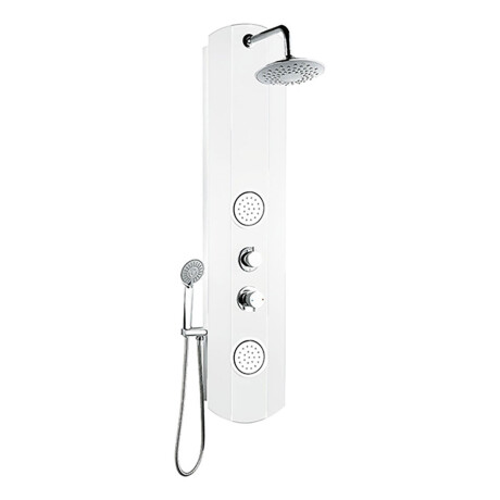 Panel De Ducha Pvc Blanco Aqualia 000