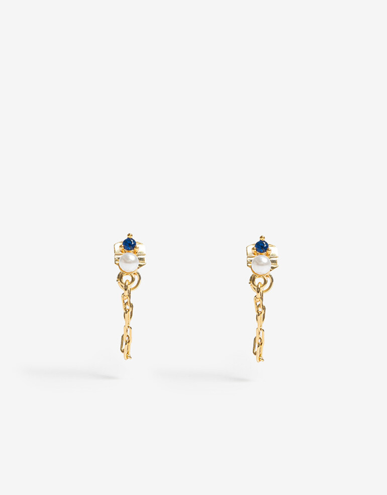 Aros Sets Cubic zirconia Set De Aros Con Cubic Zirconia - Dorado