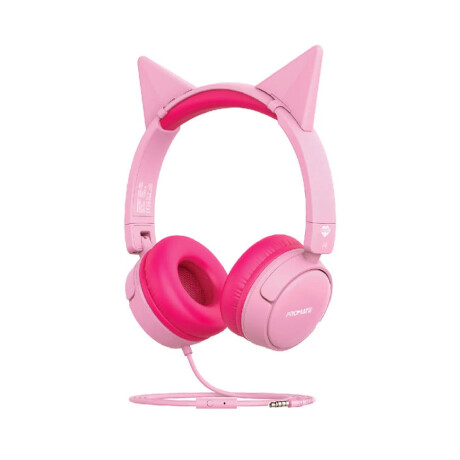 Auriculares Promate Jewel Kids Con Mic 3.5mm Rosado