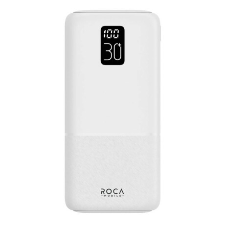 Power Bank ROCA PB30/LCD 30.000mAh Blanco Power Bank ROCA PB30/LCD 30.000mAh Blanco