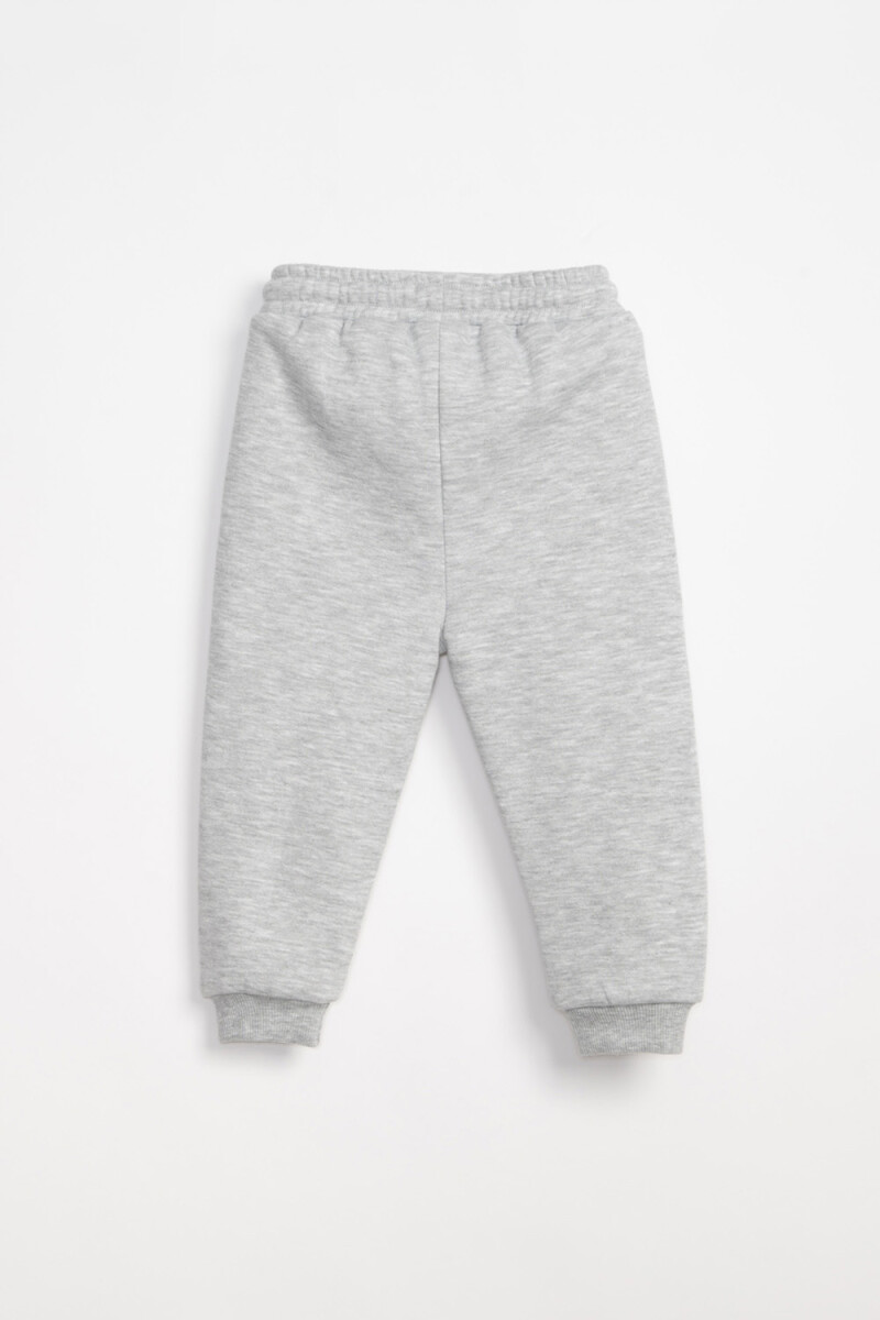 Pantalón deportivo liviano Gris Melange