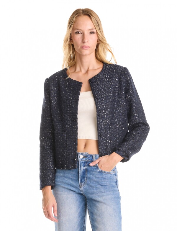 Chaqueta Boucle AZUL