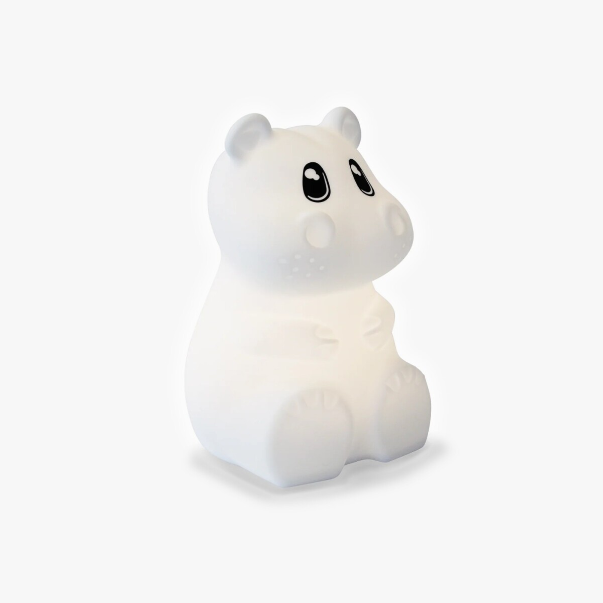 VELADORAKW - Lámpara Veladora Bebés Multi Color 15cm Kidiwolf - Hipopótamo 
