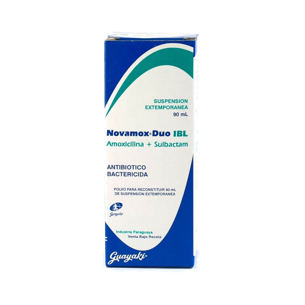 NOVAMOX DUO IBL SUSP. FR. X 90 ML. única