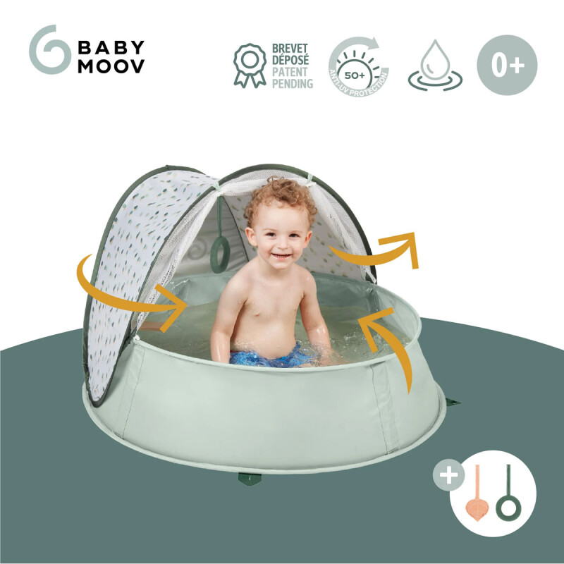 Carpa Zona de juego Anti-UV UPF 50+ Piscina Aquani Provence Baby Moov Carpa Zona de juego Anti-UV UPF 50+ Piscina Aquani Provence Baby Moov