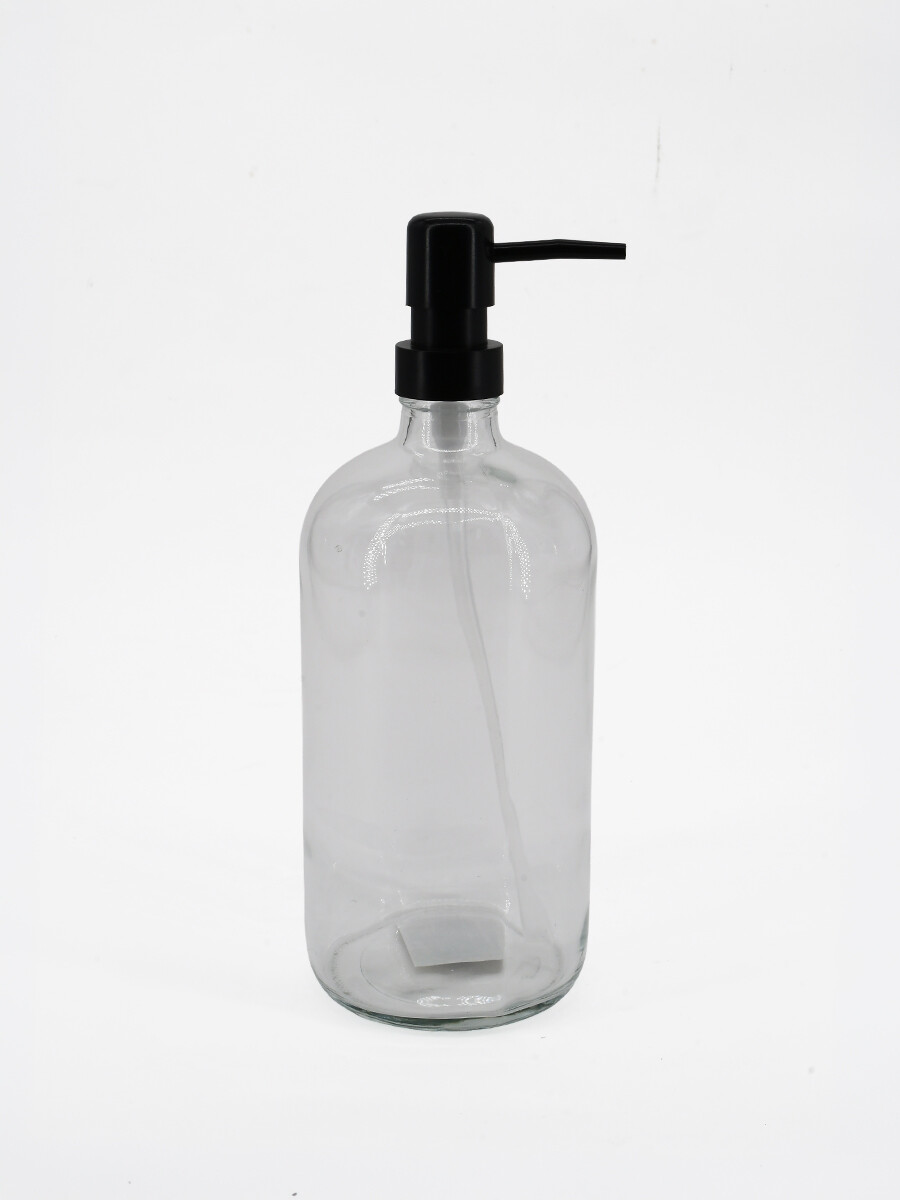 DISPENSADOR DE JABON VIDRIO - TRANSPARENTE 