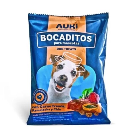 Bocaditos Auki Carne, Remolacha y Chía 100 Gr Bocaditos Auki Carne, Remolacha y Chía 100 Gr